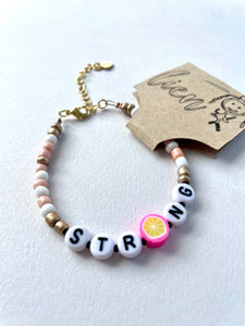 Handgemaakte armband | STRONG