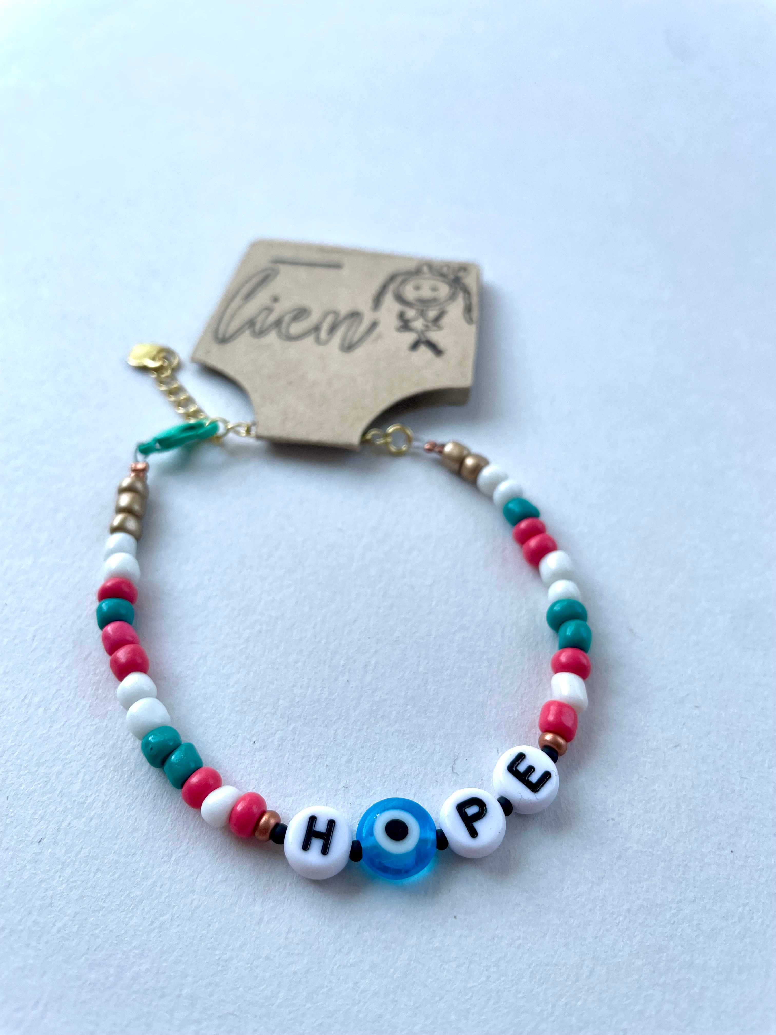 Handgemaakte armband | HOPE