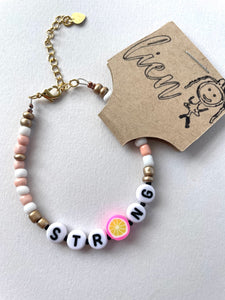 Handgemaakte armband | STRONG