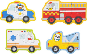 Reddingswagens puzzel 2+