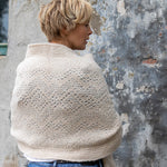 Afbeelding in Gallery-weergave laden, Shawl Whisper White met zakken
