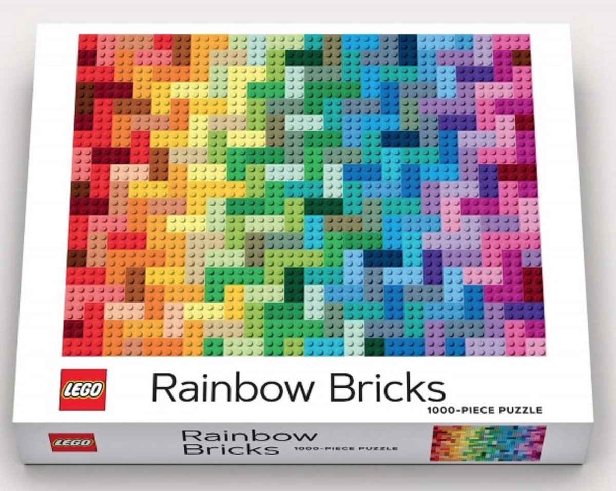 LEGO Rainbow Bricks Puzzle 1000 stukjes