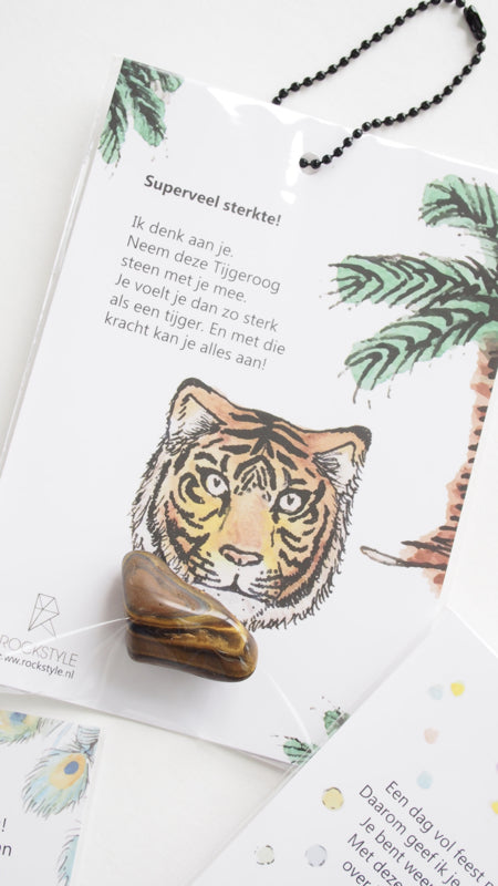IK DENK AAN JE! edelsteenkaart