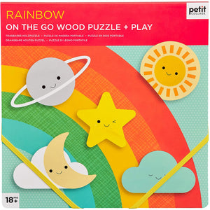 RAINBOW houten puzzel 18m+